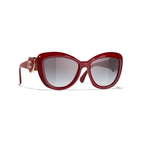 chanel red sunglasses 2019|Chanel sunglasses price.